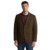 Barbour Gosforth Moons Checked Blazer Brown