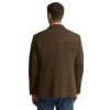 Barbour Gosforth Moons Checked Blazer Brown