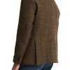 Barbour Gosforth Moons Checked Blazer Brown