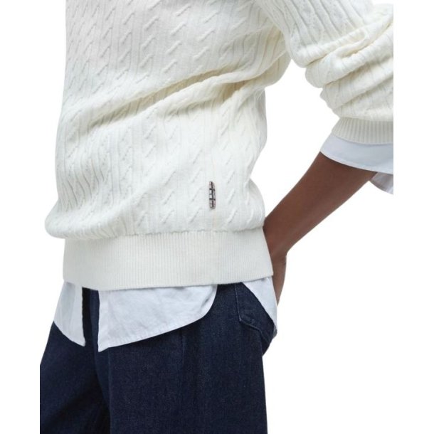 Barbour Hartland Crew Strik W Cloud