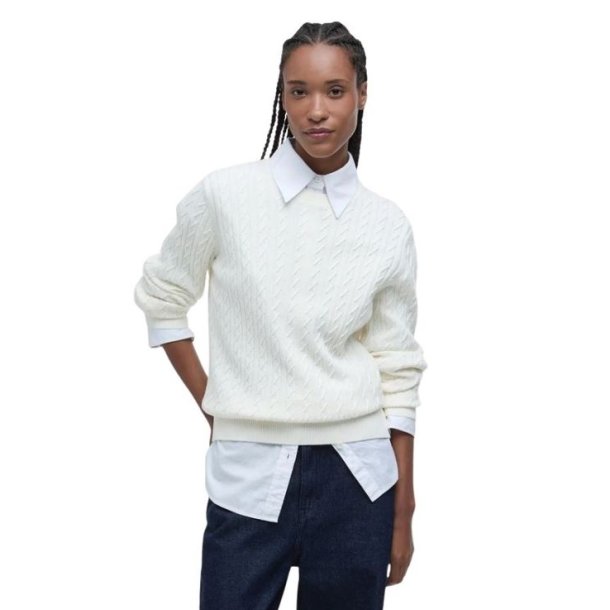 Barbour Hartland Crew Strik W Cloud