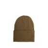 Barbour Harton Beanie Hat Dark Sand