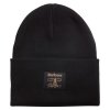 Barbour Harton Beanie Hat Black