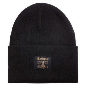 Barbour Harton Beanie Hat Black