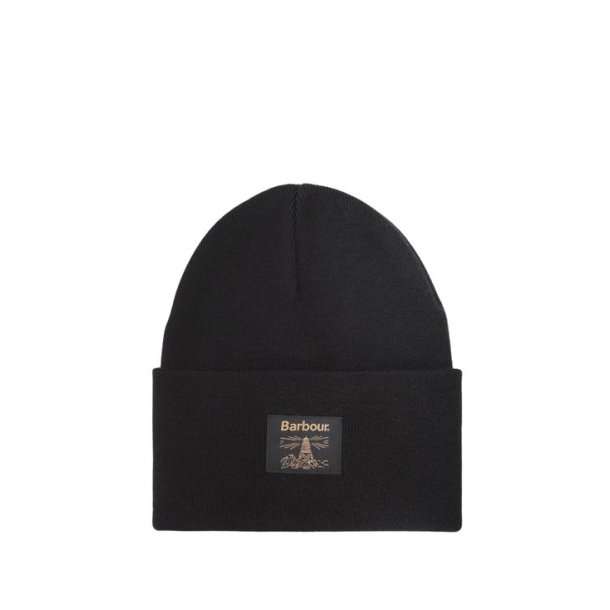 Barbour Harton Beanie Hat Black