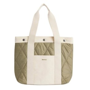 Barbour Healy Tote Bag W Bleached Olive