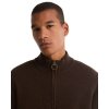 Barbour Holden Half Zip Knitted Jumper Dark Oak