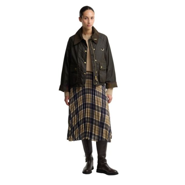 Barbour Icons Modern Spey Wax Jacket Olive/Classic