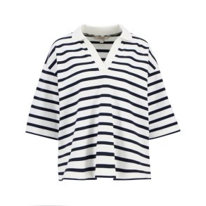 Barbour Inez Top W Cloud / Dark Navy Stripe