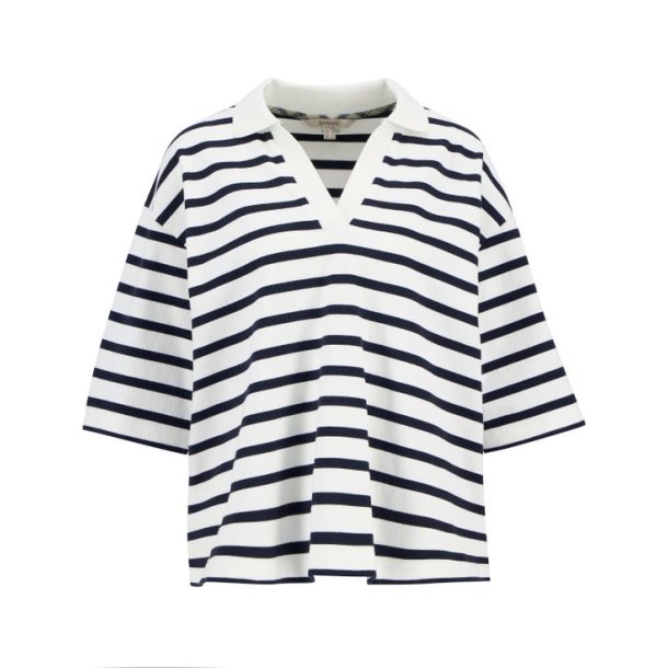 Barbour Inez Top W Cloud / Dark Navy Stripe