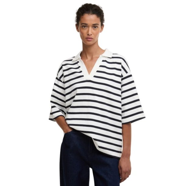 Barbour Inez Top W Cloud / Dark Navy Stripe
