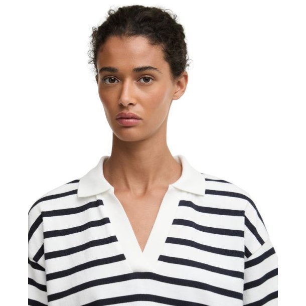 Barbour Inez Top W Cloud / Dark Navy Stripe