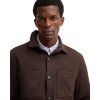 Barbour Marltown Tailored Wool Blend Overshirt Dark Oak