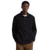 Barbour Marltown Tailored Wool Blend Overshirt Navy Marl