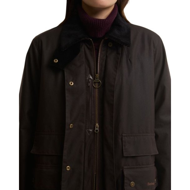 Barbour Modern Border Wax Jacket Rustic/Muted