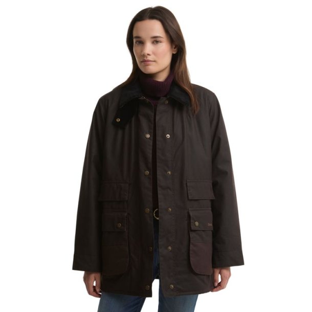 Barbour Modern Border Wax Jacket Rustic/Muted