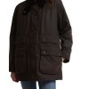 Barbour Modern Border Wax Jacket Rustic/Muted