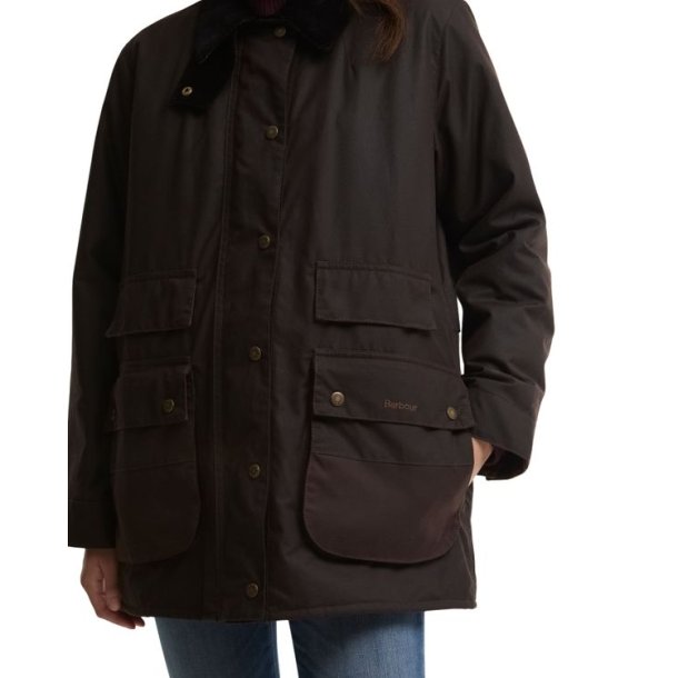 Barbour Modern Border Wax Jacket Rustic/Muted