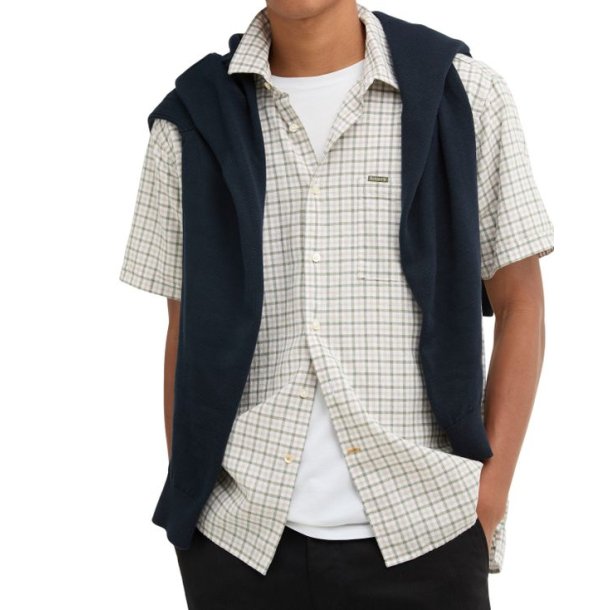 Barbour Nelson Gingham Skjorte Stone