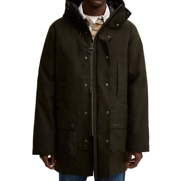 Barbour Northfield Winter Waterproof Parka Dark Sage