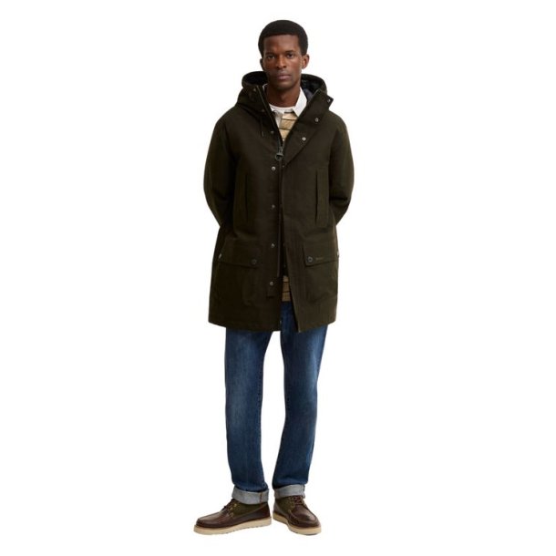 Barbour Northfield Winter Waterproof Parka Dark Sage