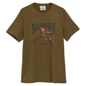 Barbour Pheasant Graphic Tailored T-Shirt Beech