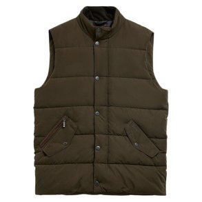 Barbour Powell Puffer Gilet Dark Sage