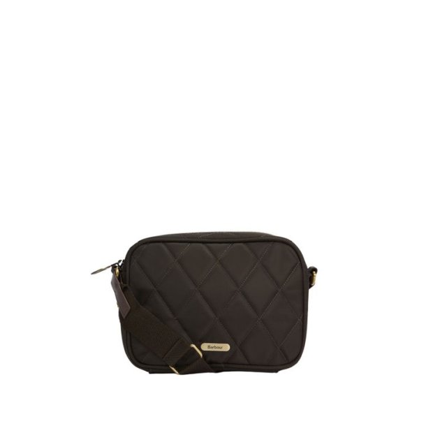 Barbour Quilted Crossbody Bag Olive