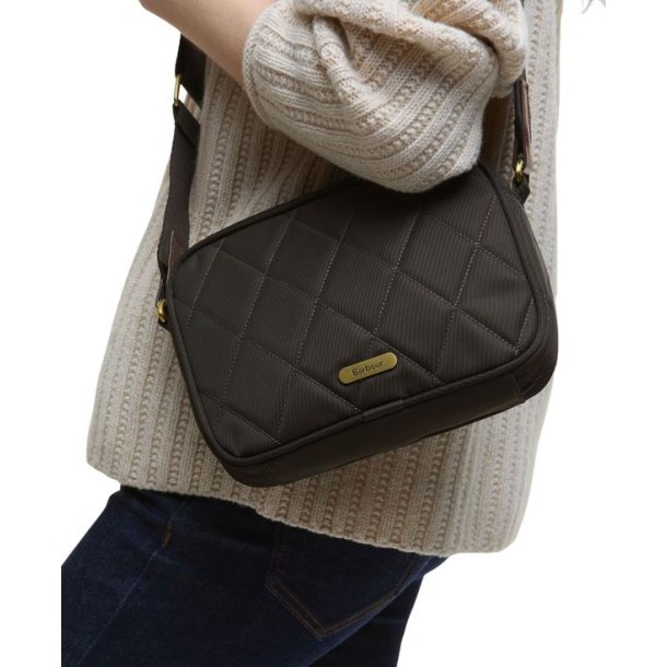 Barbour Quilted Crossbody Bag Olive