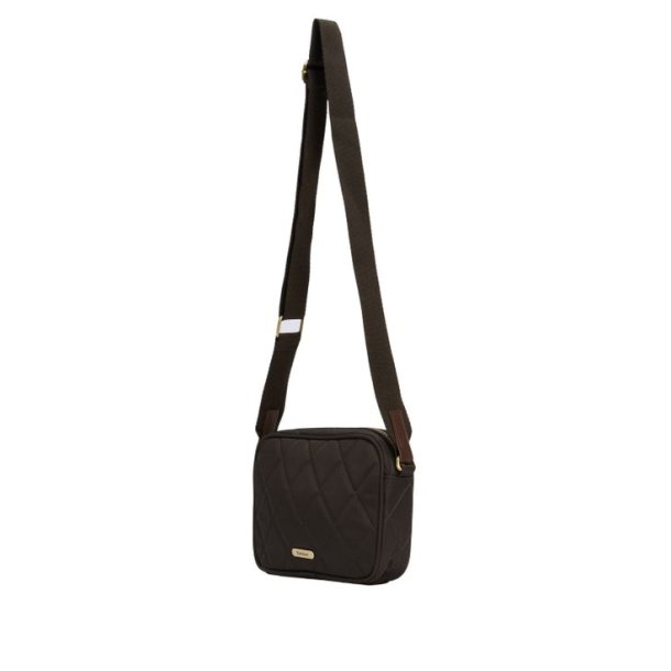 Barbour Quilted Crossbody Bag Olive