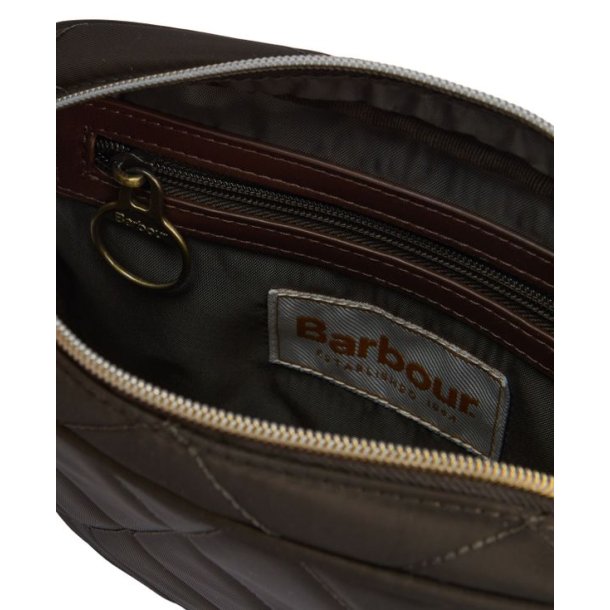 Barbour Quilted Crossbody Bag Olive
