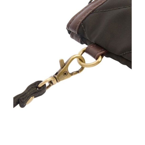 Barbour Quilted Tote Bag Olive