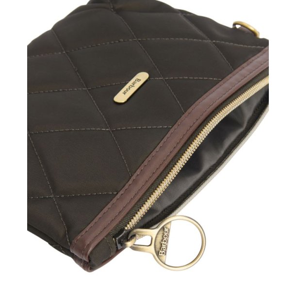 Barbour Quilted Tote Bag Olive