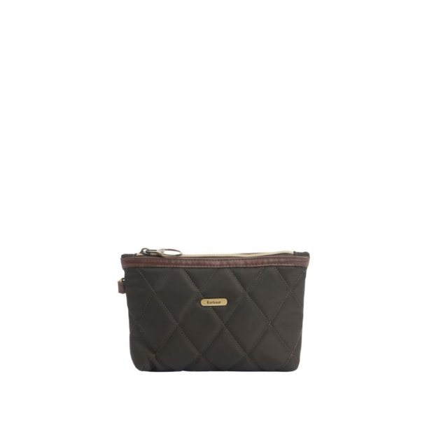 Barbour Quilted Tote Bag Olive