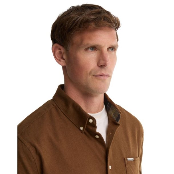 Barbour Sparrowhill Regular Fit Shirt Dark Sand