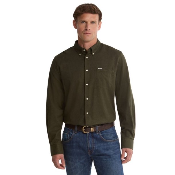 Barbour Sparrowhill Regular Fit Shirt Olive