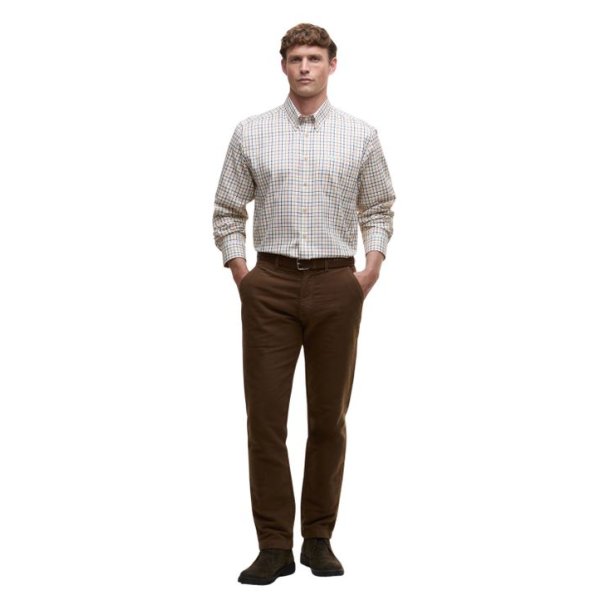 Barbour Sporting Tattersall Regular Fit Shirt Copper