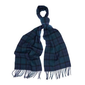 Barbour Tartan Lambswool Scarf Black Watch