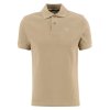 Barbour Tartan Pique Polo Shirt Washed Stone/Dress