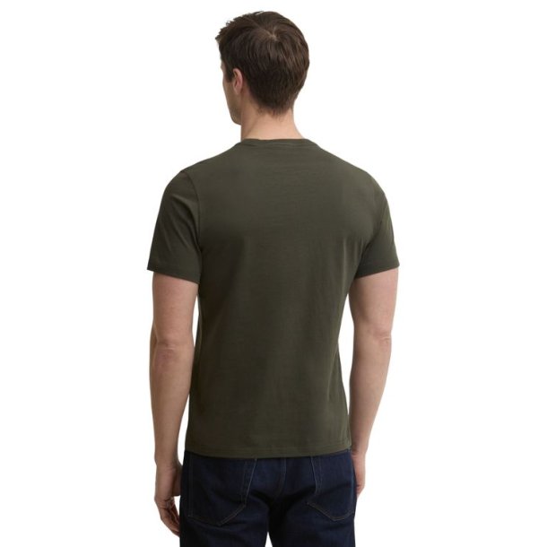 Barbour Tartan Tailored Crest Logo T-Shirt Sage
