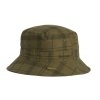 Barbour Tartan Transport Bucket Hat Dusky Green Tartan