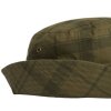 Barbour Tartan Transport Bucket Hat Dusky Green Tartan
