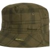 Barbour Tartan Transport Bucket Hat Dusky Green Tartan
