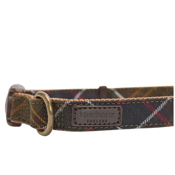 Barbour Tartan & Webbing Dog Collar Classic Tartan