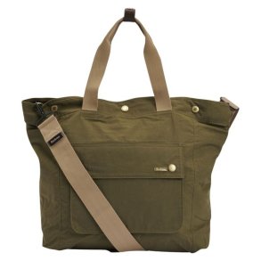 Barbour Transport 3 Way Tote Bag Dusky Green