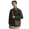 Barbour Transport Crossbody Bag Dusky Green Tartan
