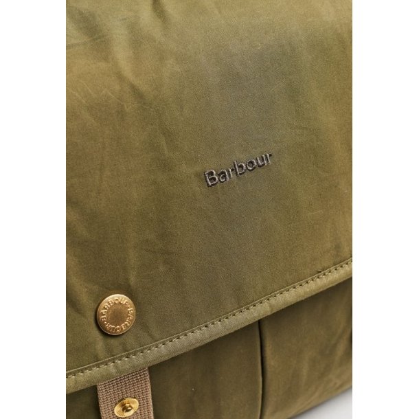 Barbour Transport Riever Crossbody Bag Dusky Green