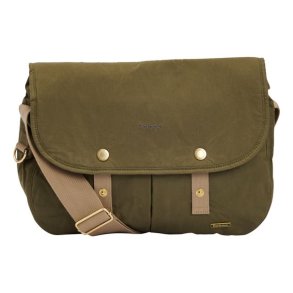 Barbour Transport Riever Crossbody Bag Dusky Green
