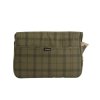 Barbour Transport River Crossbody Bag Dusky Green Tartan