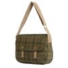 Barbour Transport River Crossbody Bag Dusky Green Tartan